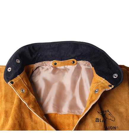 Split Cowhide Welding Jacket Medium