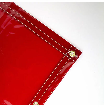 Welding Screen (Curtain) 6' x 6' 14mil | 150d F Max Temperature Orange
