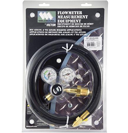 Weldmark Regulator Flow Gauge for Argon Argon/Co2 Mixes AF150-580 / 10ft Hose