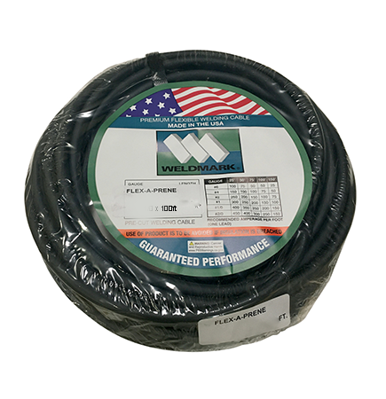 Weldmark Welding Cable 1/0 awg x 25 ft Black 