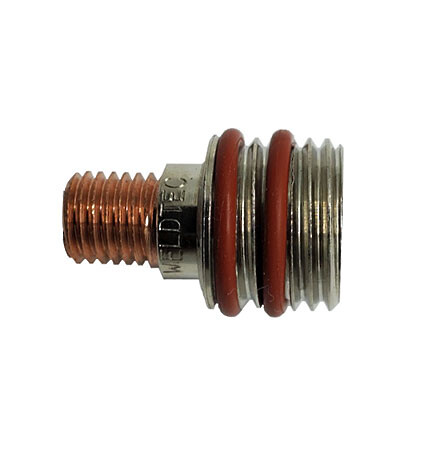 WeldTec 3/32 (2.4mm) Gas Lens with 2 O-Ring's (for Quartz Nozzles)