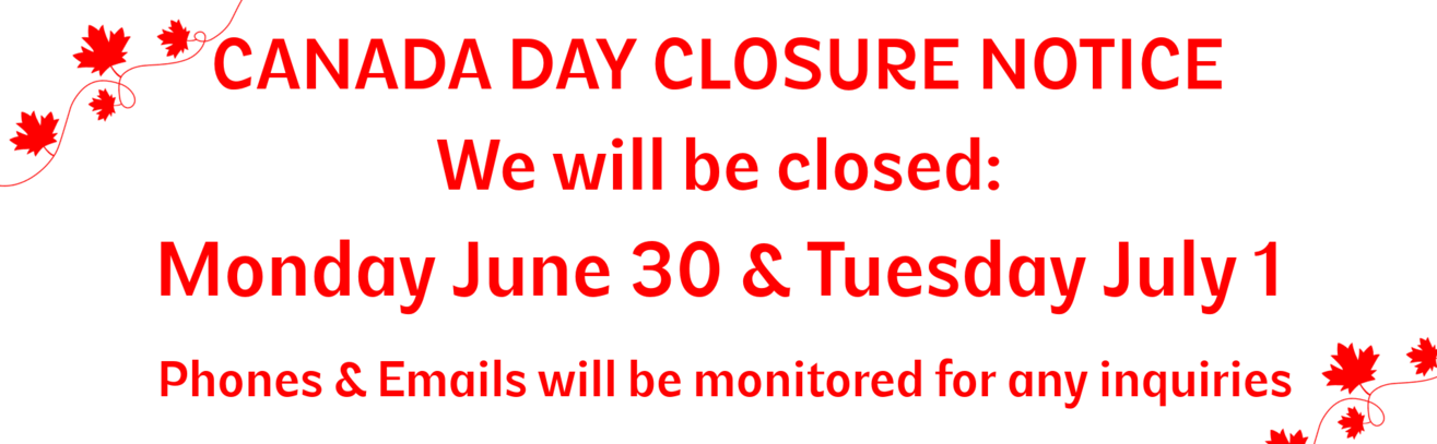Closure Notice CAN Day